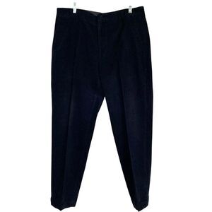 Brooks Brothers Clark Corduroy Pants Mens Size 38x30 Navy Flat Front‎